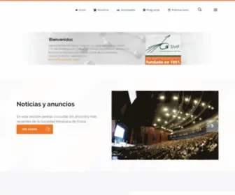 SMF.mx(Sociedad Mexicana de Física) Screenshot