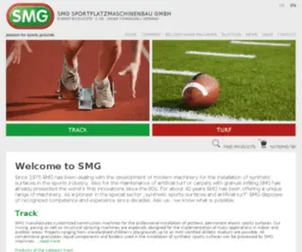 SMG-GMBH.de(SMG Sportplatzmaschinenbau GmbH) Screenshot