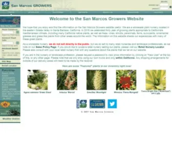 SMgrowers.com(San Marcos Growers Wholesale Nursery) Screenshot