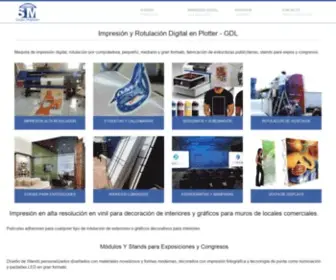 SMgrupoimpresor.com(Impresión y Rotulación Digital en Plotter) Screenshot