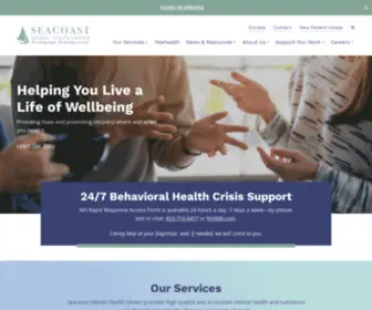 SMHC-NH.org(Seacoast Mental Health Center) Screenshot