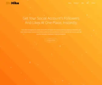 Smhike.com(Best Website to Grow Social Media Audience) Screenshot