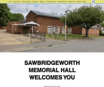 SMHT.org.uk(Sawbridgeworth Memorial Hall) Screenshot