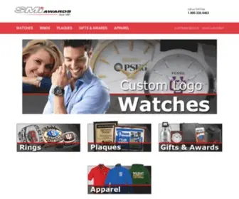 Smiawards.com(SMi Awards Custom Logo Watches) Screenshot