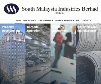 Smib.com.my(South Malaysia Industries Berhad) Screenshot