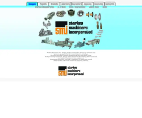 Smi.co(Wadmills and clay mixers and other ceramic process equipment manufactured by Starkey Machinery Inc) Screenshot