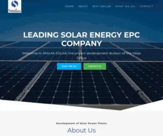 Smilaxsolar.com(Smilax Solar) Screenshot