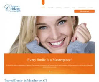 Smile-More.com(Dentists in Manchester CT) Screenshot