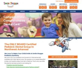 Smile-Shoppe.com(NW Arkansas Pediatric Dentist) Screenshot