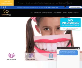 SmilebigpediatriCDentistry.com(Pediatric Dentist Humble) Screenshot