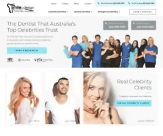 Smilebydesign.com.au(Cosmetic Dentist Bondi & North Sydney) Screenshot