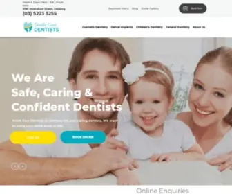 Smilecaredentists.com.au(Safe and Caring Cosmetic Dentistry) Screenshot