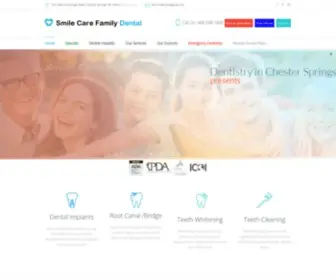 Smilecarefamilydental.com(Smile Care Family Dental) Screenshot