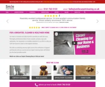 Smilecarpetcleaning.co.uk(Carpet Cleaning Bury) Screenshot