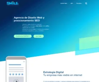 Smilecomunicacion.com(▷ Agencia de Diseño Web y posicionamiento SEO) Screenshot