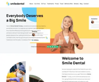 Smiledentalturkey.com(Smile Dental Turkey) Screenshot