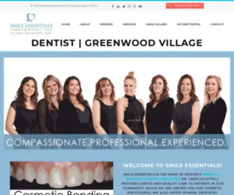 Smileessentialsdental.com(Dr. Carolyn Kittell) Screenshot