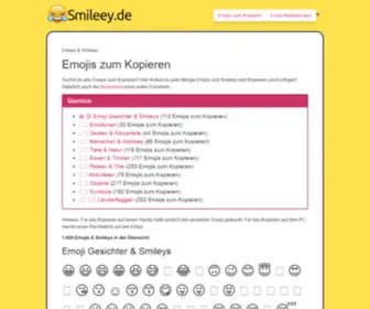 Smileey.de(Emojis zum Kopieren) Screenshot