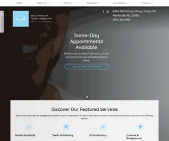 Smileforeverdental.com(Dentist Morrisville NC) Screenshot