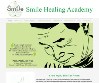 Smilehealingacademy.com(SHA is your one stop solution for quality and continued education in the field of Sujok Therapy) Screenshot