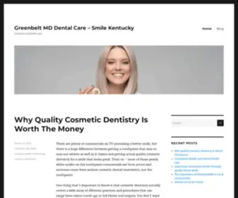 Smilekentucky.com(Greenbelt MD Dental Care) Screenshot