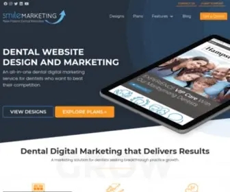 Smilemarketing.com(Dental Website Design and Digital Marketing) Screenshot