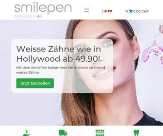 Smilepen.ch(Strahlend weisse Zähne in nur einer Woche) Screenshot