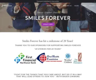 Smilesforever.org(Smiles Forever) Screenshot