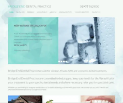 Smilesmore.co.uk(Bridge End Dental Practice) Screenshot