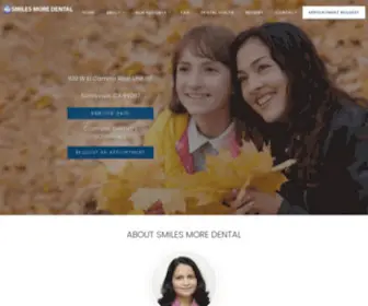 Smilesmoredental.com(Smilesmoredental) Screenshot