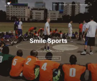 Smilesports.org(Smile Sports) Screenshot