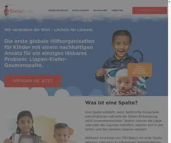 Smiletrain.de(Smile Train) Screenshot