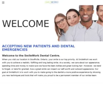 Smilework.ca(SmileWork Dental Centre) Screenshot