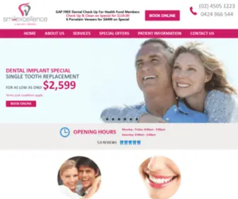 Smilexcellence.com.au(Dentist Richmond NSW) Screenshot