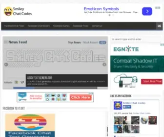 Smileychatcodes.com(Facebook Smiley) Screenshot
