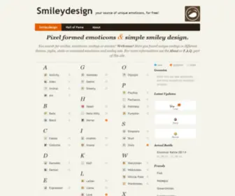 Smileydesign.net(Smileydesign your source of unique emoticons) Screenshot