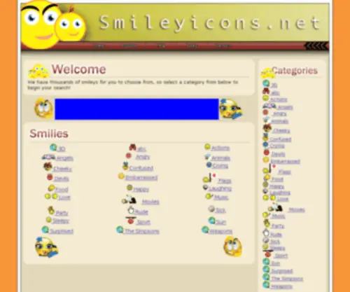 Smileyicons.net(Free Smiley icons) Screenshot