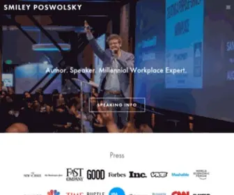 Smileyposwolsky.com(Workplace Belonging Keynote Speaker) Screenshot