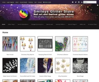 SmileysglitterStore.co.uk(On our own we glitter) Screenshot