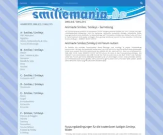 Smiliemania.de(10.600 lustige animierte Smilies Smileys Emojis Emoticons) Screenshot