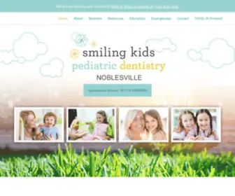 Smilingkidsnoblesville.com(Smiling Kids Pediatric Dentistry) Screenshot