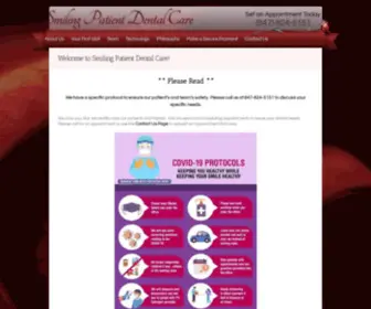 Smilingpatient.com(State of the Art Dentistry) Screenshot