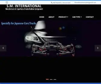 Sminternational.co.in(S.M.International largest manufacturer & exporter of auto parts) Screenshot