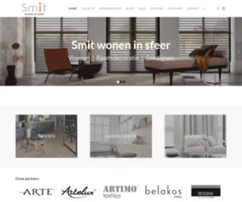 Smit-Interieur.nl(SMIT WONEN IN SFEER) Screenshot