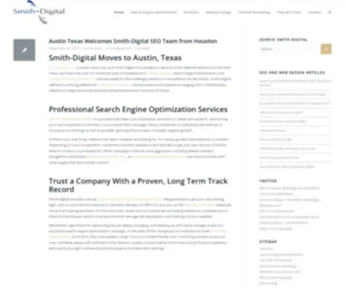 Smith-Digital.com(Smith-Digital provides Search Engine Optimization (SEO)) Screenshot