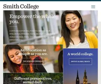 Smith.edu(Smith College) Screenshot