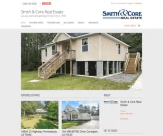 Smithandcore.com(Smith & Core Real Estate) Screenshot