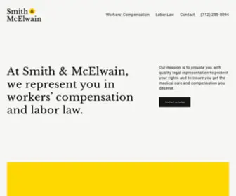 Smithandmcelwain.com(Smith & McElwain Law Offices) Screenshot