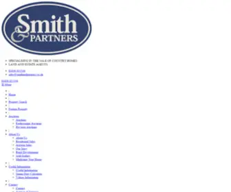 Smithandpartners.co.uk(Smith & Partners Country Estate and Land Agent in Nottinghamshire) Screenshot