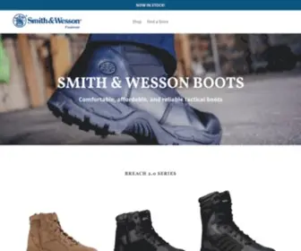 Smithandwessonfootwear.com(Smith & Wesson Boots) Screenshot